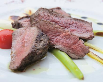 Piatto gustoso.

Carne pregiata e di qualità.